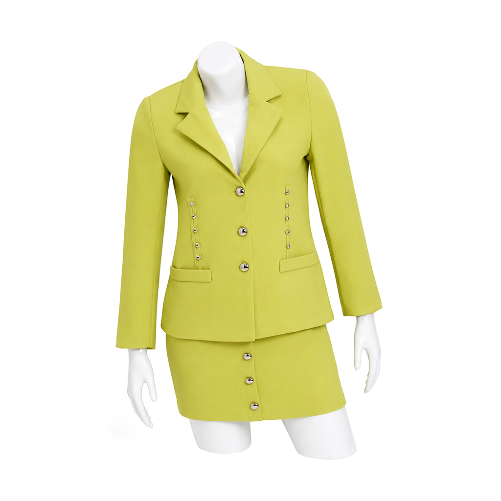 Womens Blazer - Gale Weathers Kostuum Journalist Cosplay Groen