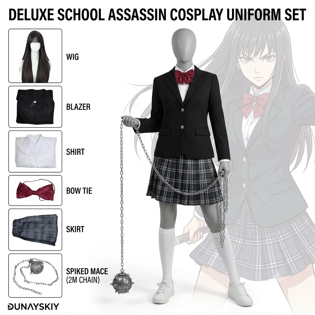 Formal Skirt - Gogo Yubari Zwart JK Rok Uniform