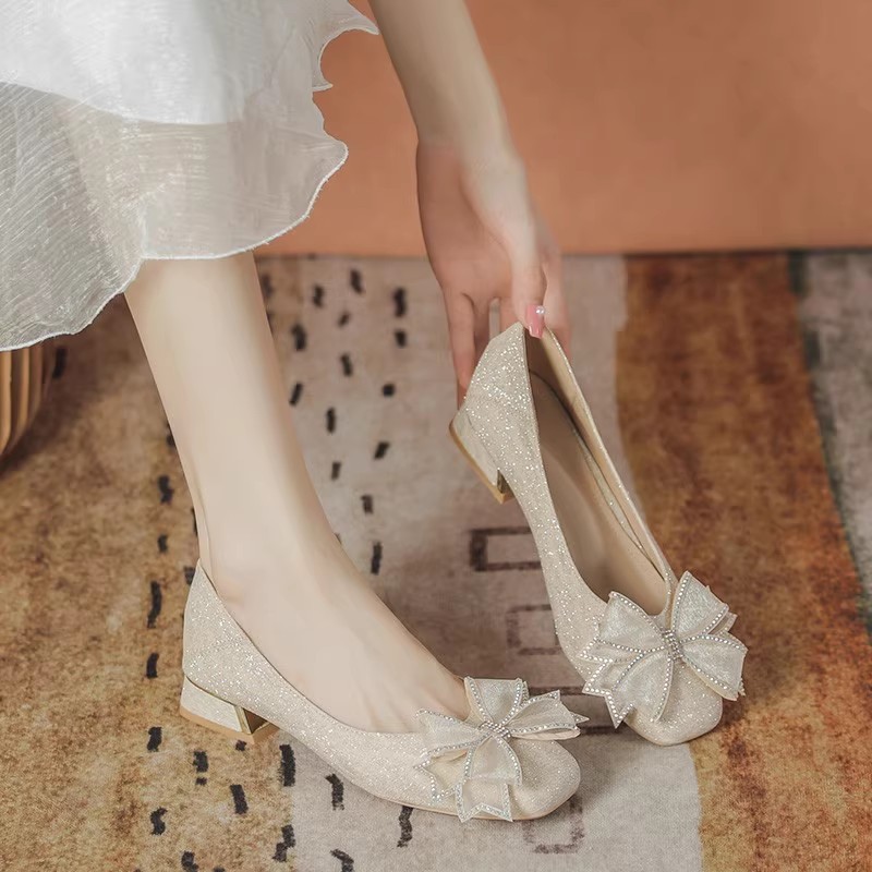 Womens Heels - Dames 2025, nieuwe stijl herfstavond, zachte