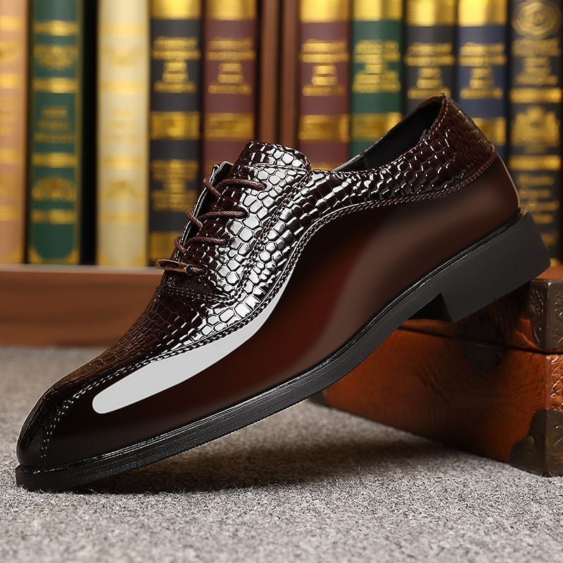 Formal Dress - Heren glanzende lakleren schoenen in Britse