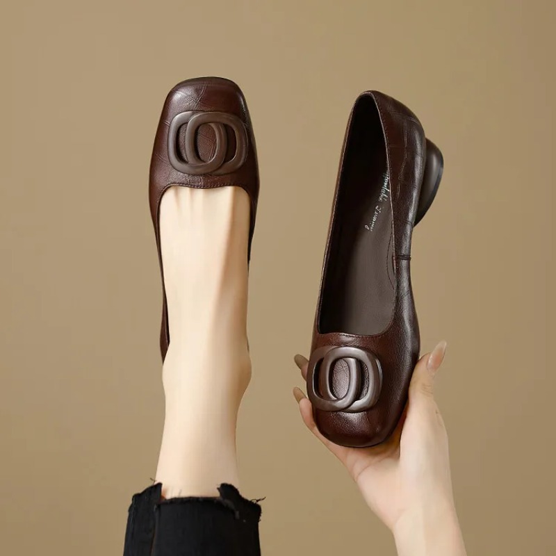 Womens Heels - Franse stijl damesschoenen Pumps Leren schoenen