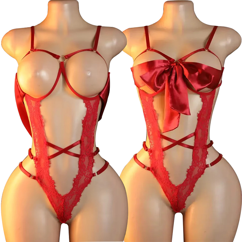 Lace Dress - Verleidelijke, sexy lingerie voor vrouwen: open