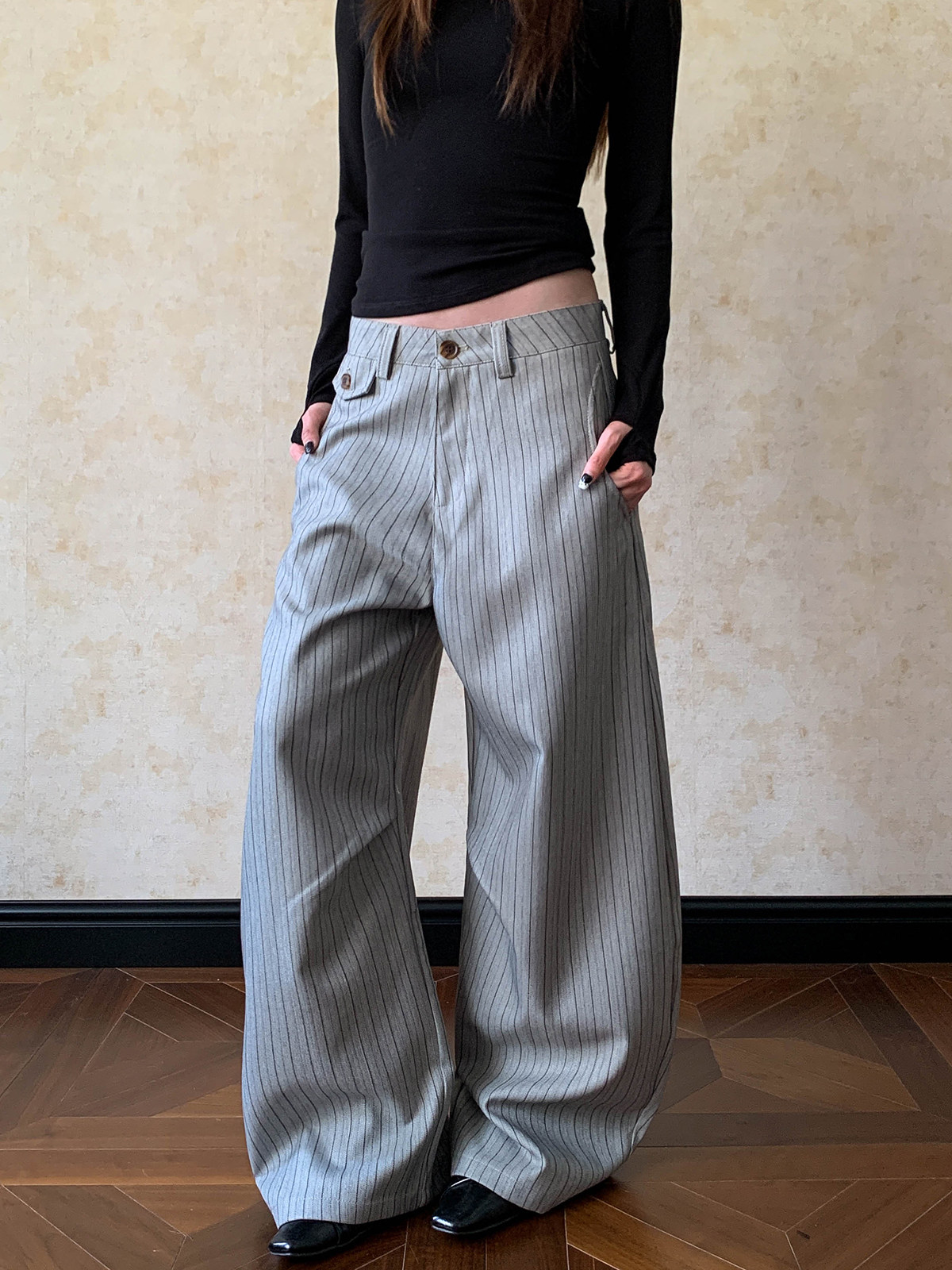 Tailored Trouser Wide - Amerikaanse Street Style Heren- en Damesbroek