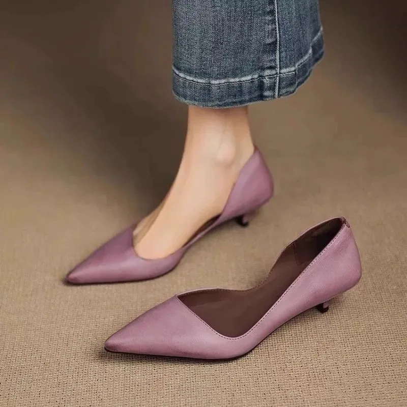 Womens Heels - Dames puntschoen stiletto hakken mode veelzijdige