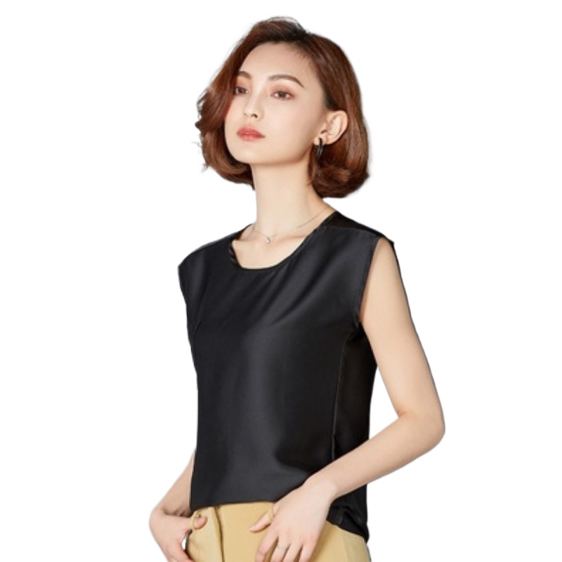 Silk Blouse - Sexy zijden vest dames mouwloze top