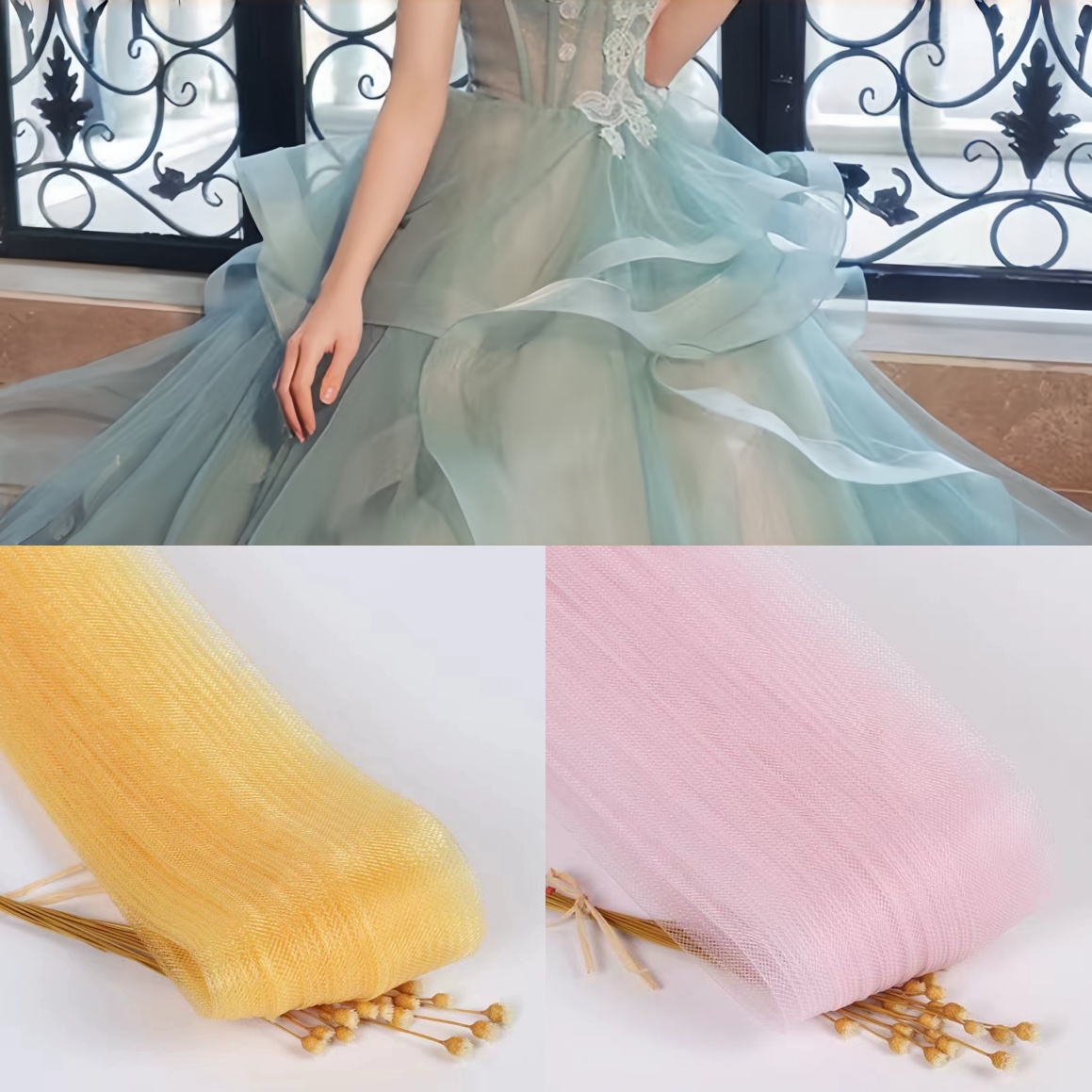 Formal Dress - Elastisch gaas voor het naaien van