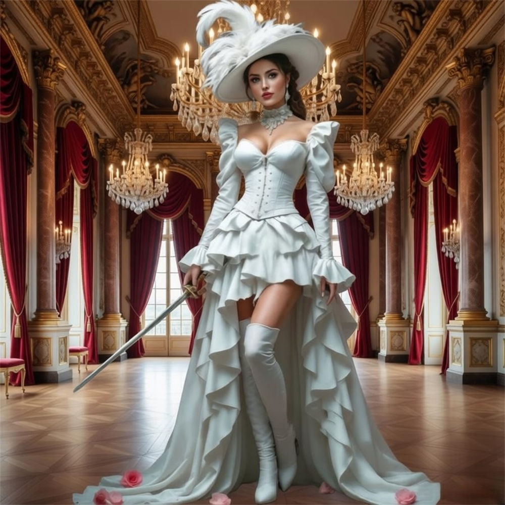 Elegante middeleeuwse vintage  - Evening Gown recensie en prijs