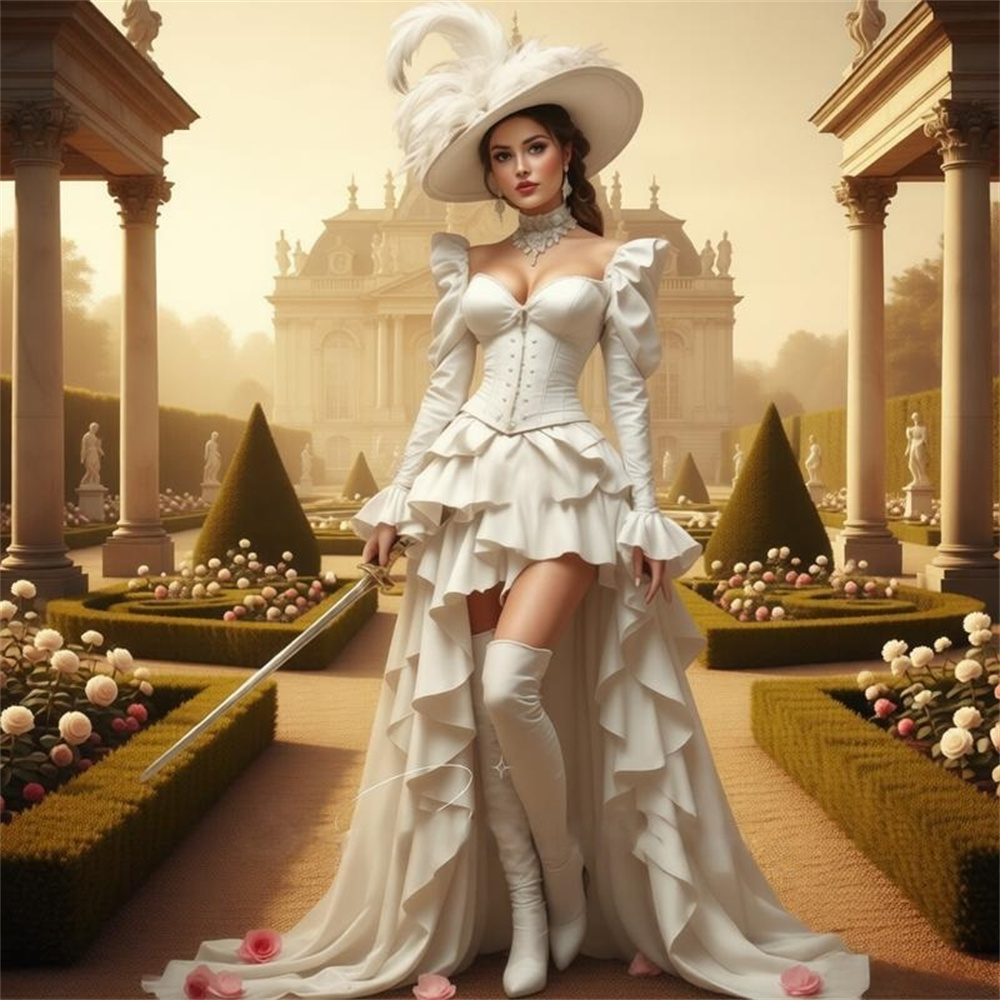 Elegante middeleeuwse vintage  - Evening Gown recensie en prijs