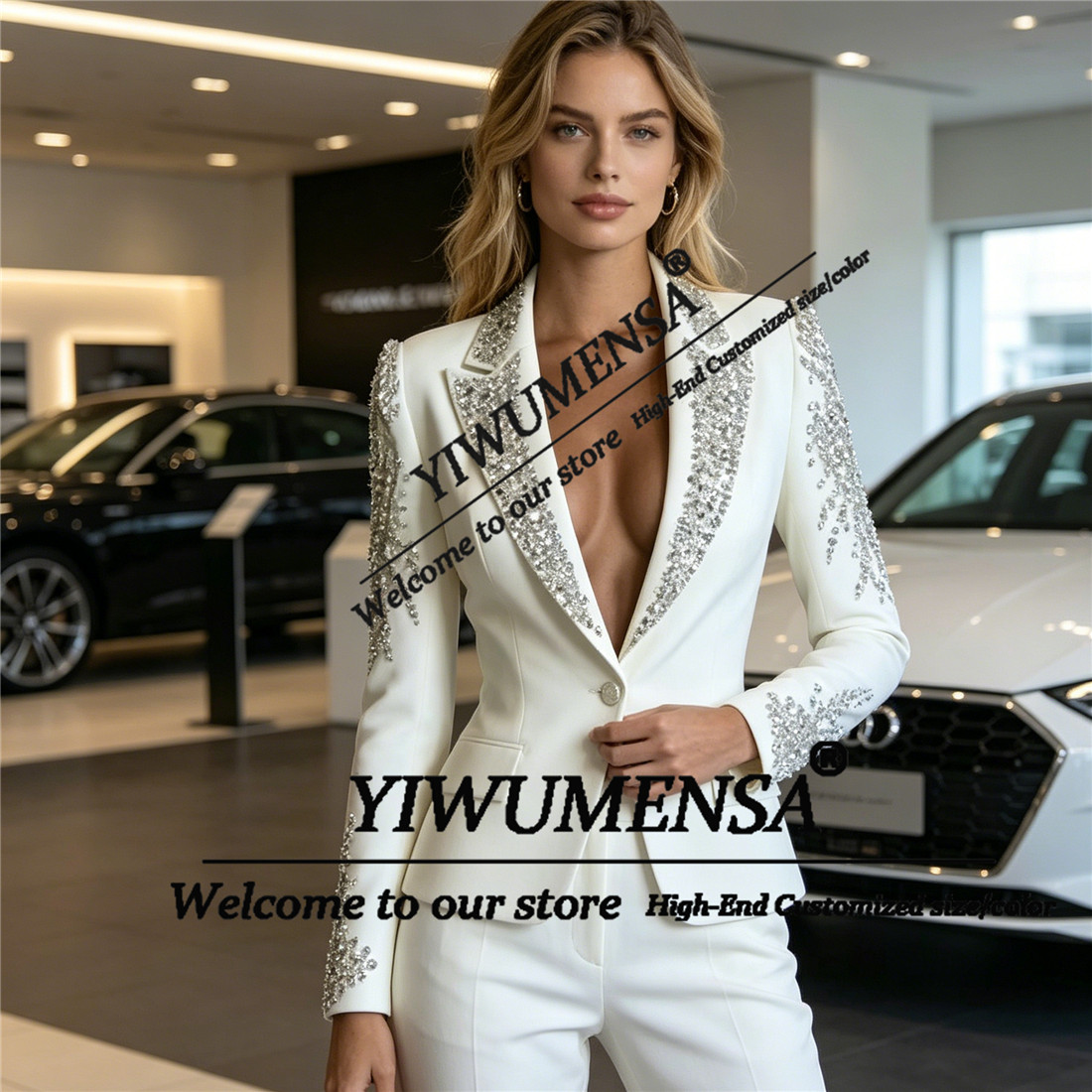 Luxe Damespakken 2-delige sets - Womens Blazer recensie en prijs