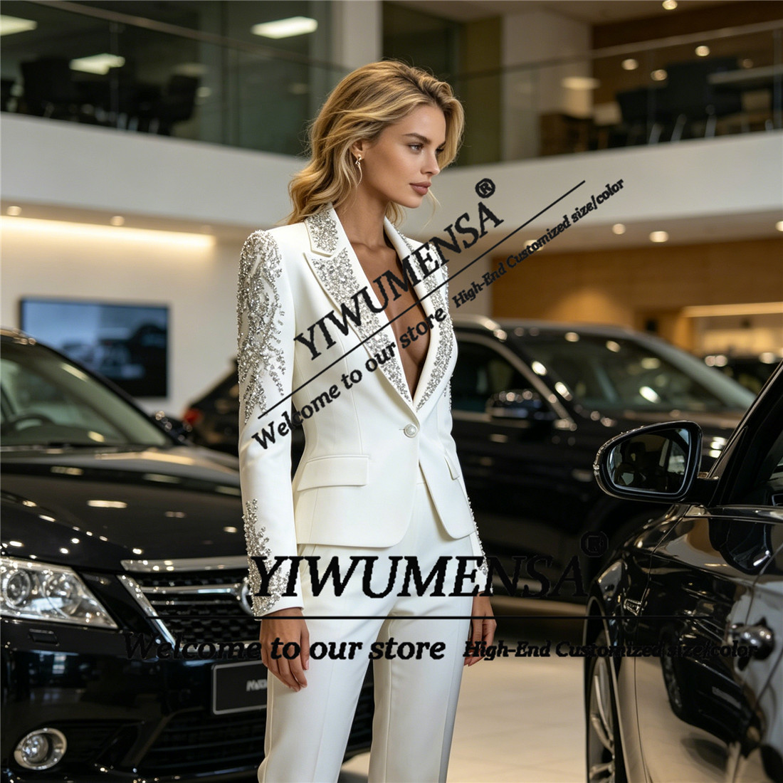 Luxe Damespakken 2-delige sets - Womens Blazer recensie en prijs