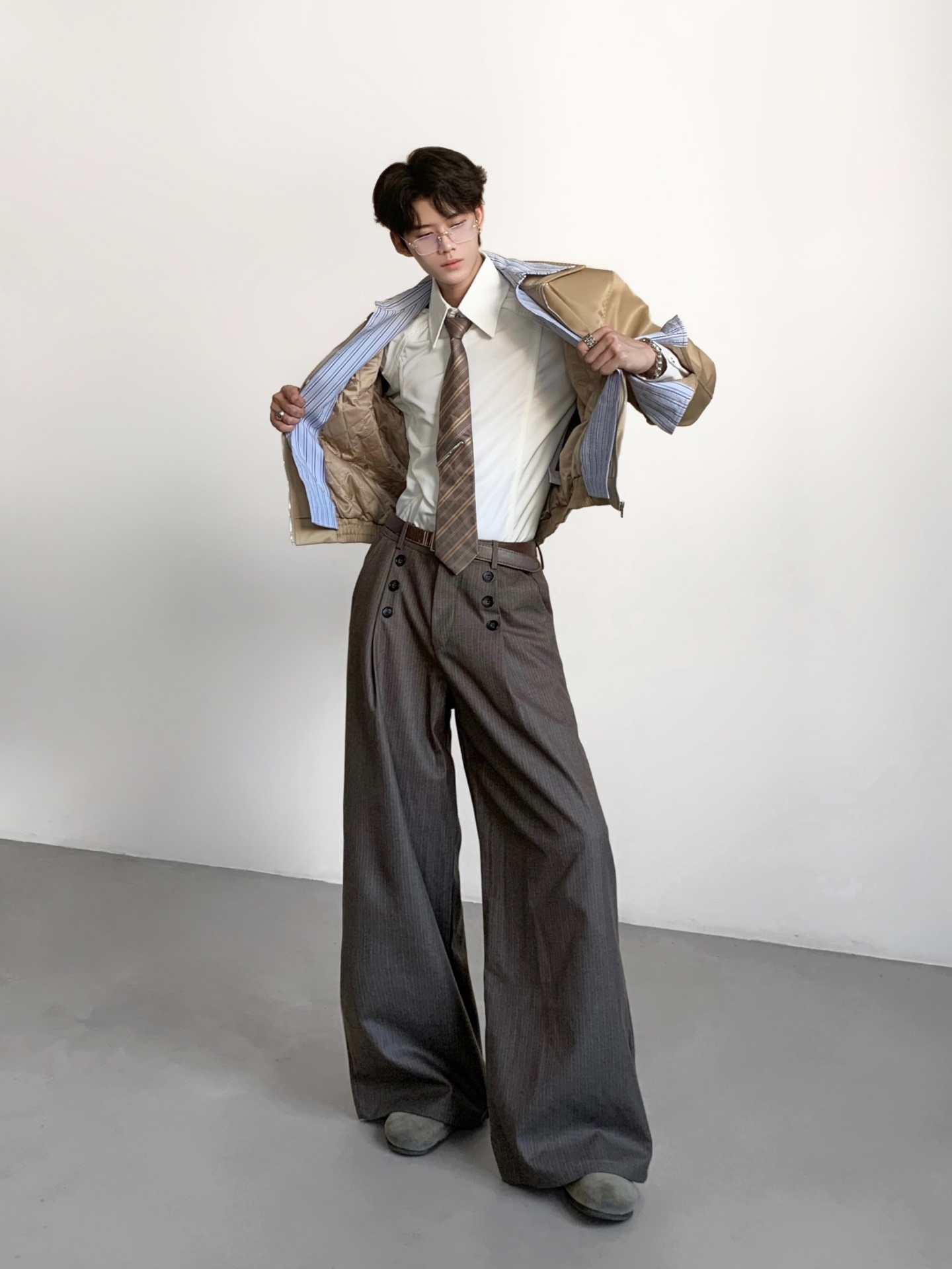 Ace Tailors Heren Casual Gestr - Tailored Trouser Wide recensie en prijs