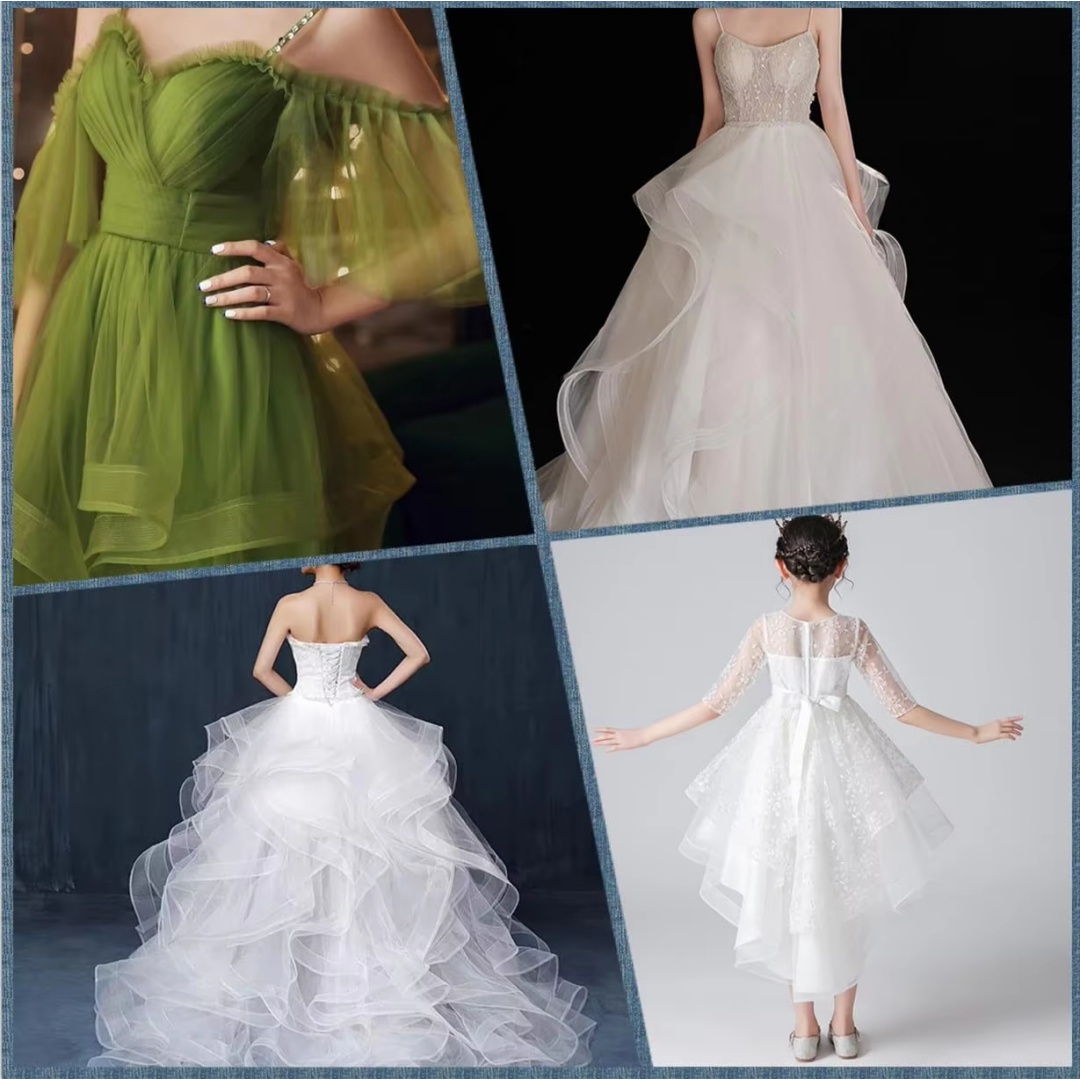 Diverse kleuren rekbaar paarde - Wedding Dress recensie en prijs