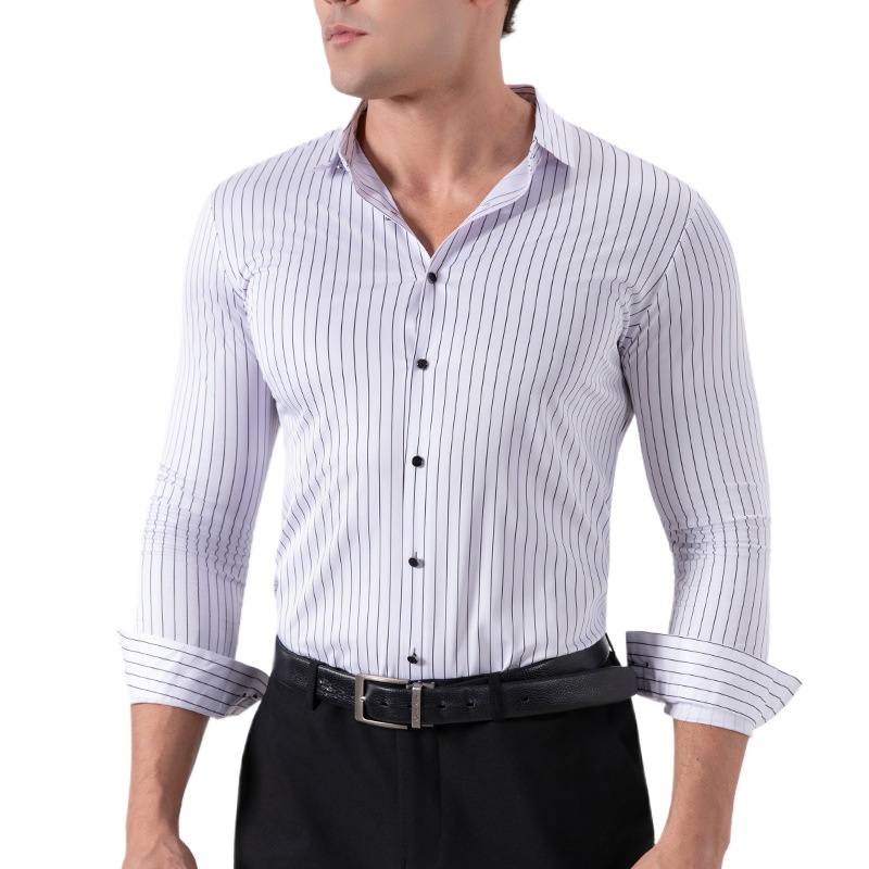 Retro gestreepte kreukvrije st - Formal Dress recensie en prijs