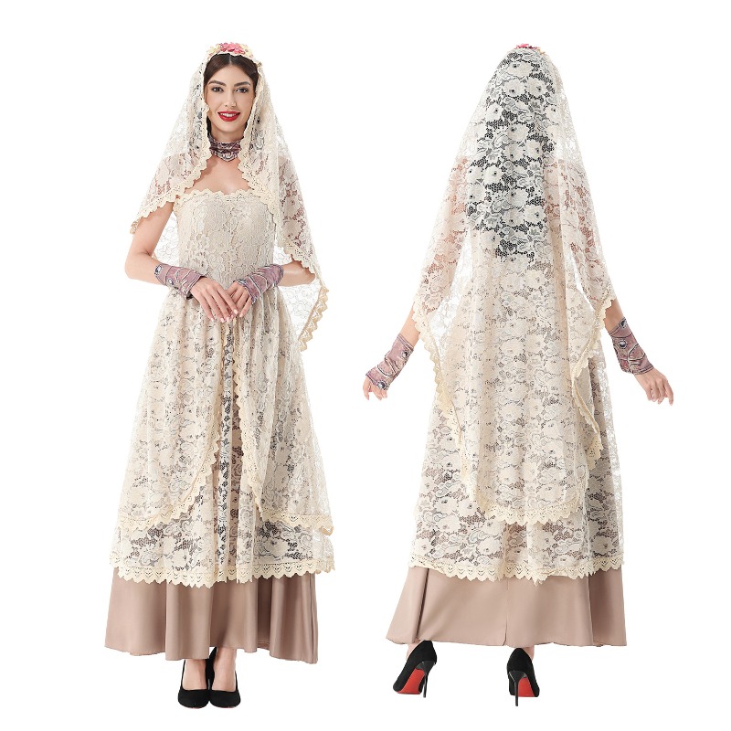 Vintage kanten maxi-jurk voor  - Wedding Dress recensie en prijs