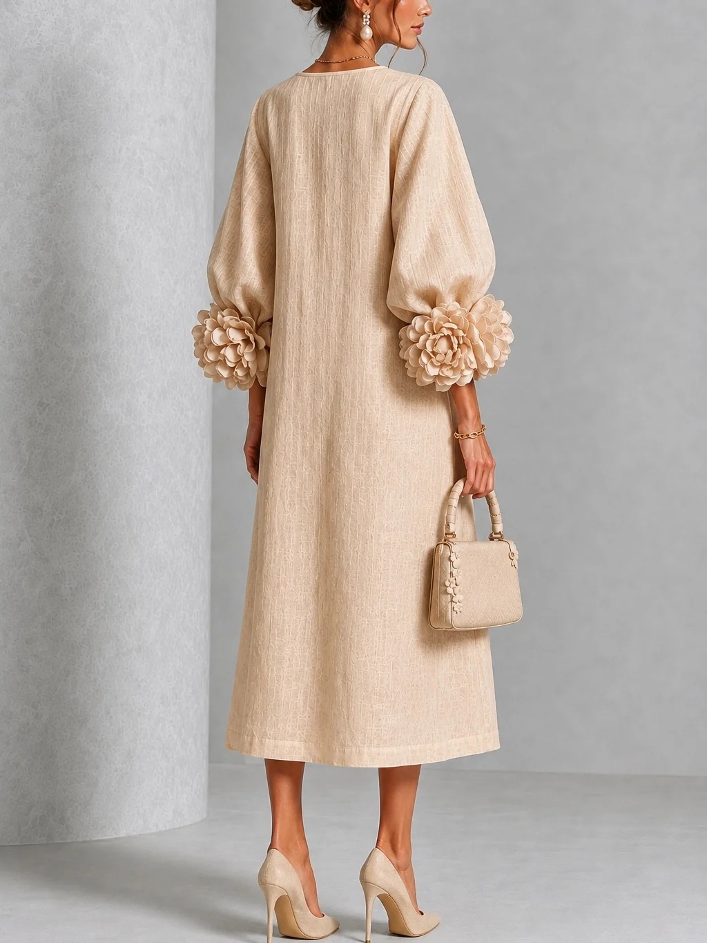 Elegante dames linnen midi jur - Midi Dress recensie en prijs