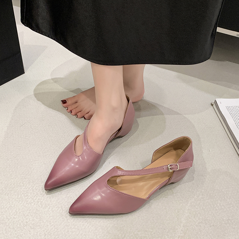 Franse sandalen met spitse neu - Pump Heel Block recensie en prijs