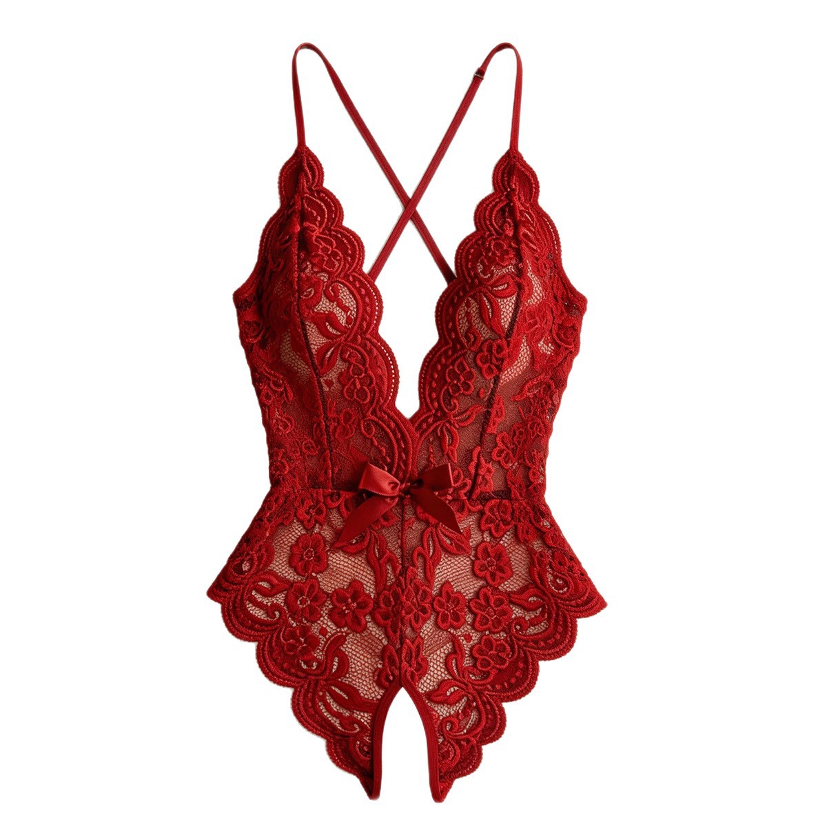 Hot Crotchless sexy lingerie v - Lace Dress recensie en prijs
