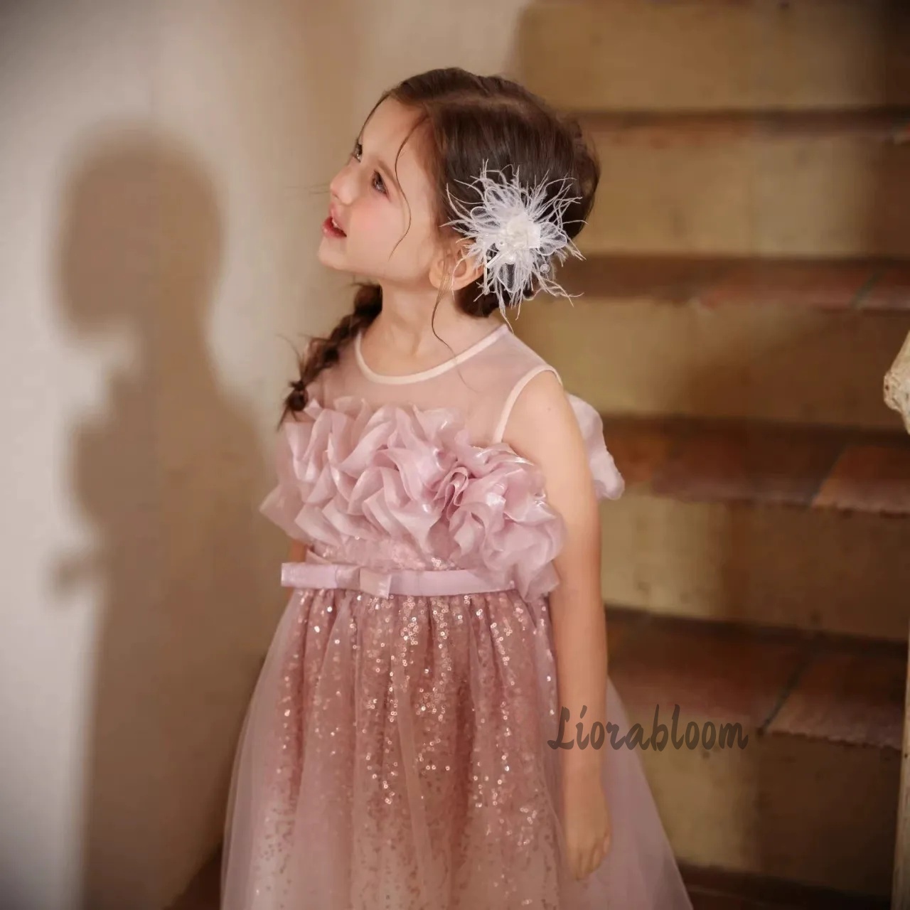 Roze golvende tule formele jur - Formal Skirt recensie en prijs