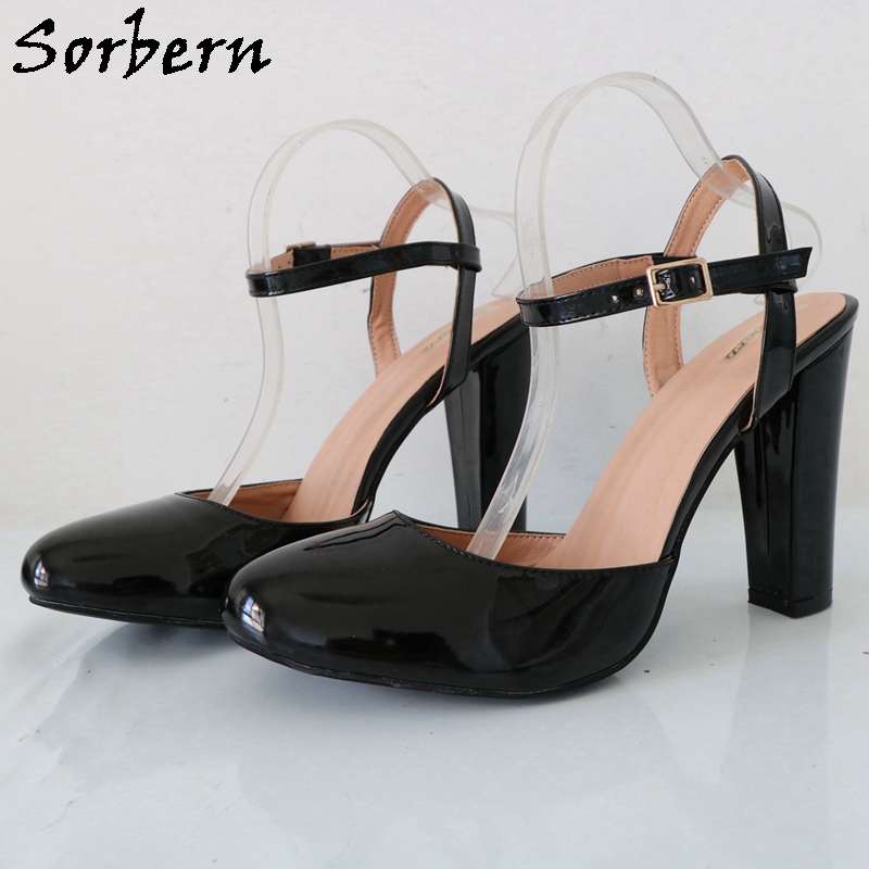 Sorbern Zwart Glanzend Blok Ho - Pump Heel Block recensie en prijs