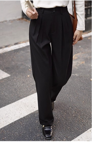 Hoge taille wolachtige broek v - Tailored Trouser Wide recensie en prijs