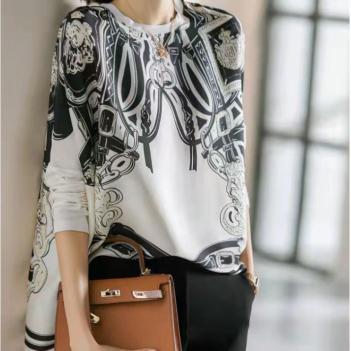 Gesimuleerde zijden top met dr - Silk Blouse recensie en prijs