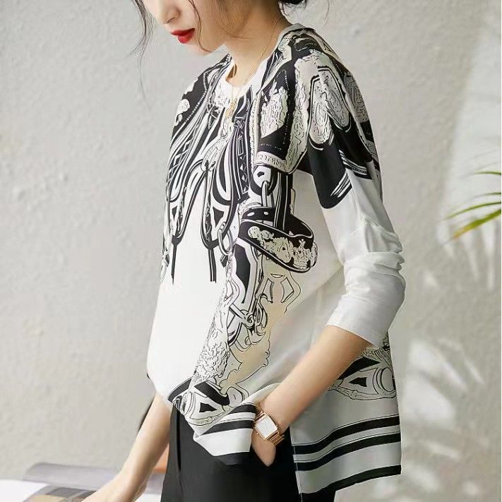 Gesimuleerde zijden top met dr - Silk Blouse recensie en prijs