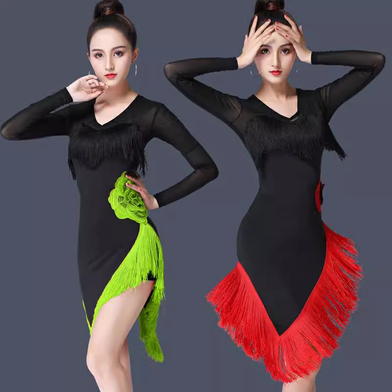 Jurk met lange mouwen, damesju - Women'S Red Formal Wear recensie en prijs