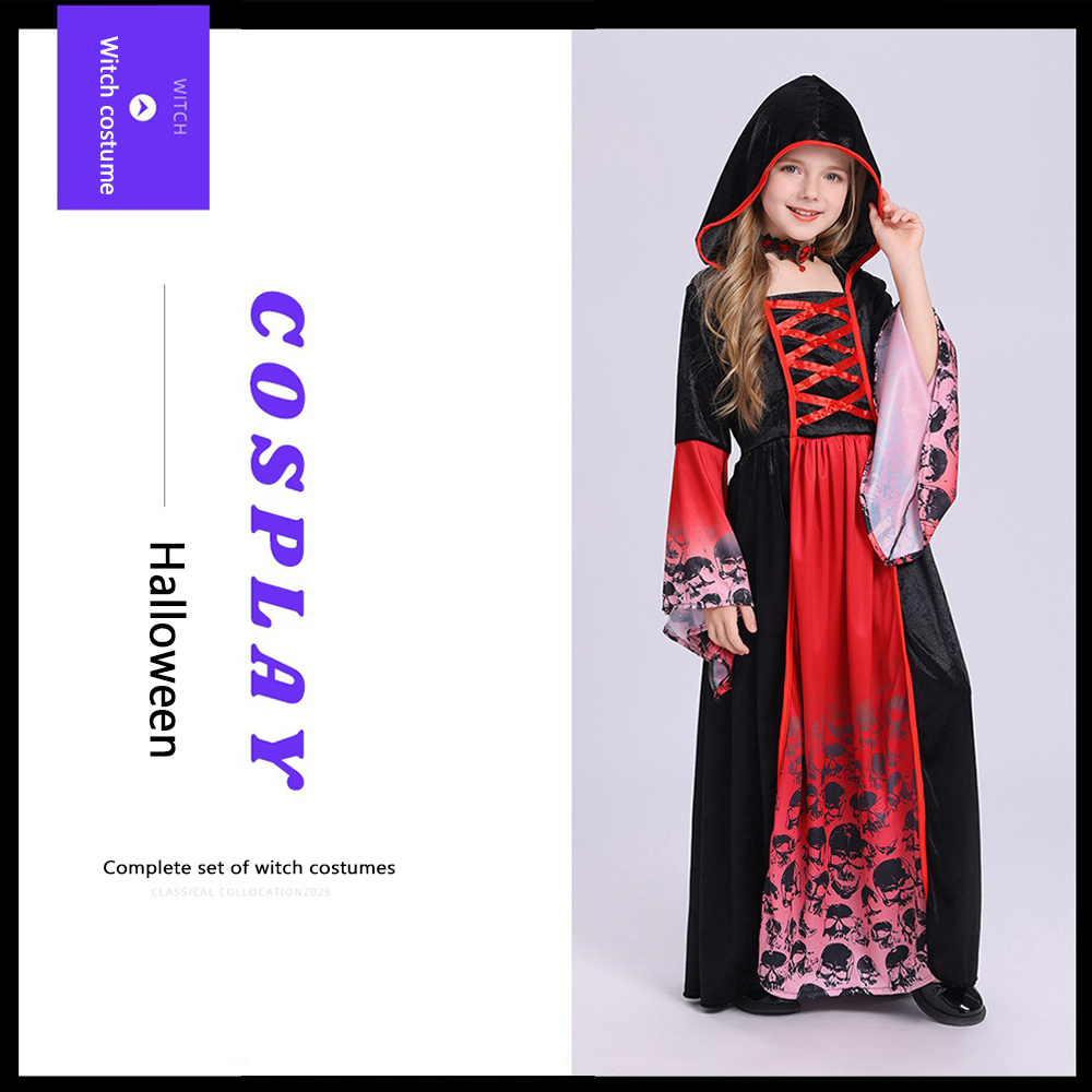 Rood Zwart Heksenkostuum Lange - Women'S Red Formal Wear recensie en prijs