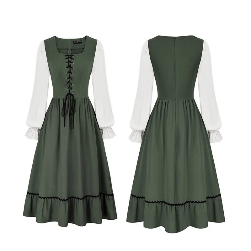 Dames Vintage Court Middeleeuw - Midi Dress recensie en prijs