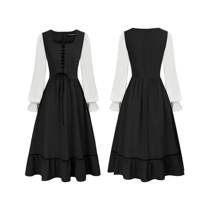 Dames Vintage Court Middeleeuw - Midi Dress recensie en prijs