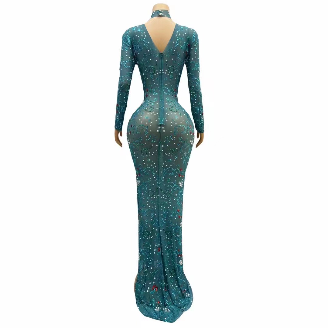 Sexy Podium Luxe Blauwgroene R - Women'S Red Formal Wear recensie en prijs