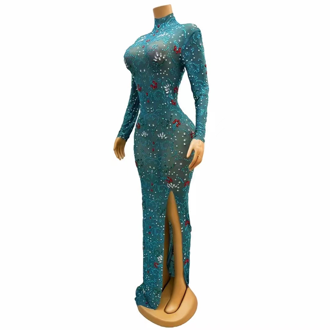 Sexy Podium Luxe Blauwgroene R - Women'S Red Formal Wear recensie en prijs