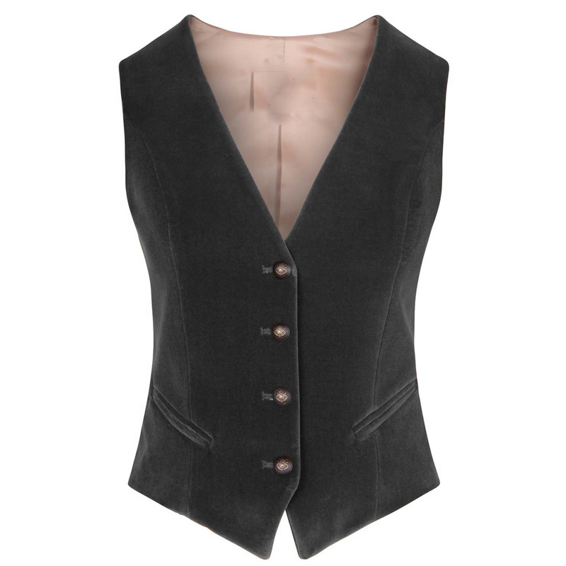 Dames fluwelen vest V-hals 4 k - Womens Blazer recensie en prijs