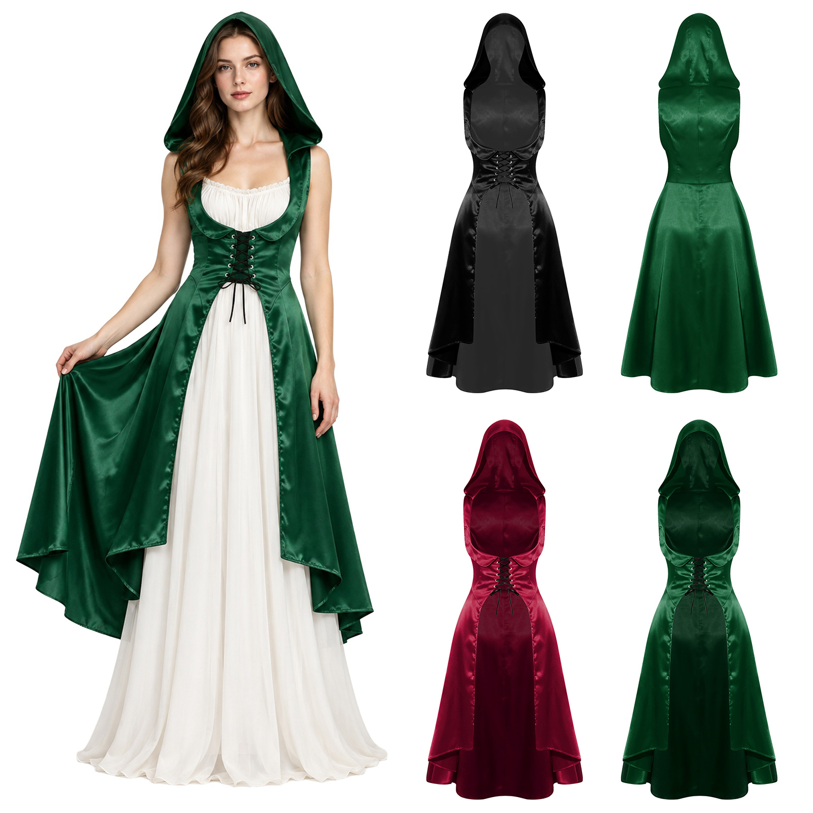 Dames Renaissance Kostuums Hal - Lace Dress recensie en prijs