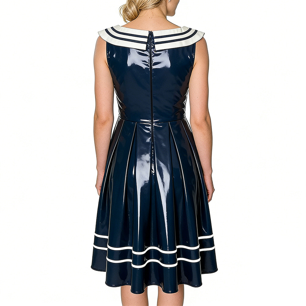 Vintage matrozenjurk voor dame - Midi Dress recensie en prijs