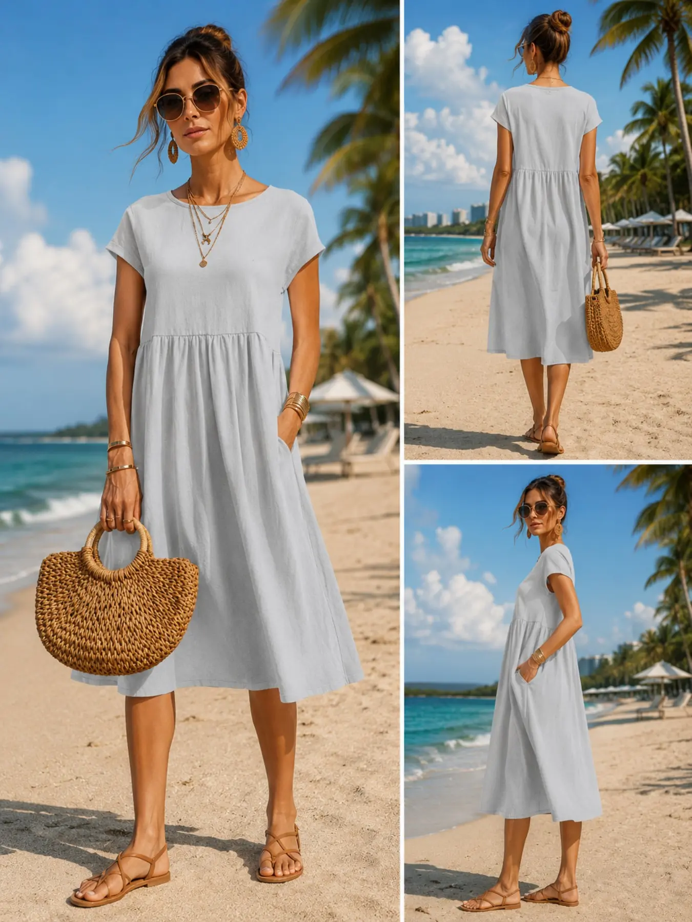 Damesmode: casual midi-jurk me - Midi Dress recensie en prijs