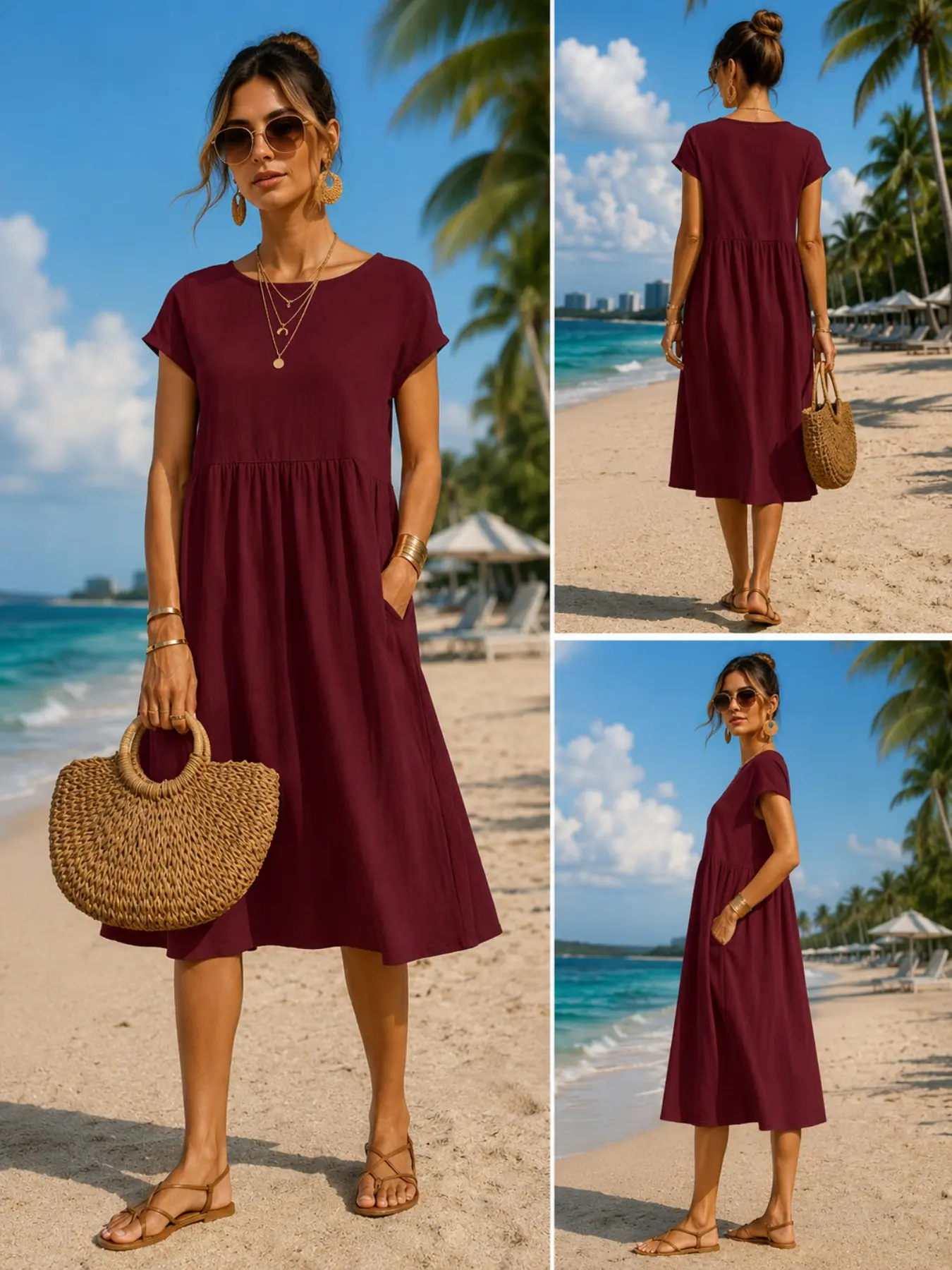 Damesmode: casual midi-jurk me - Midi Dress recensie en prijs