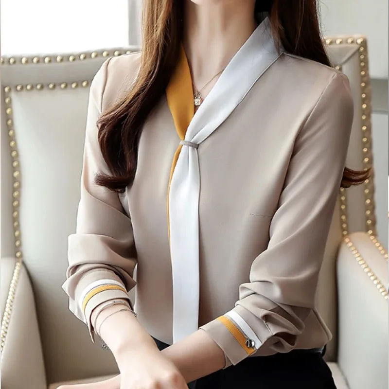 Herfst Kantoor Shirt Vintage L - Silk Blouse recensie en prijs