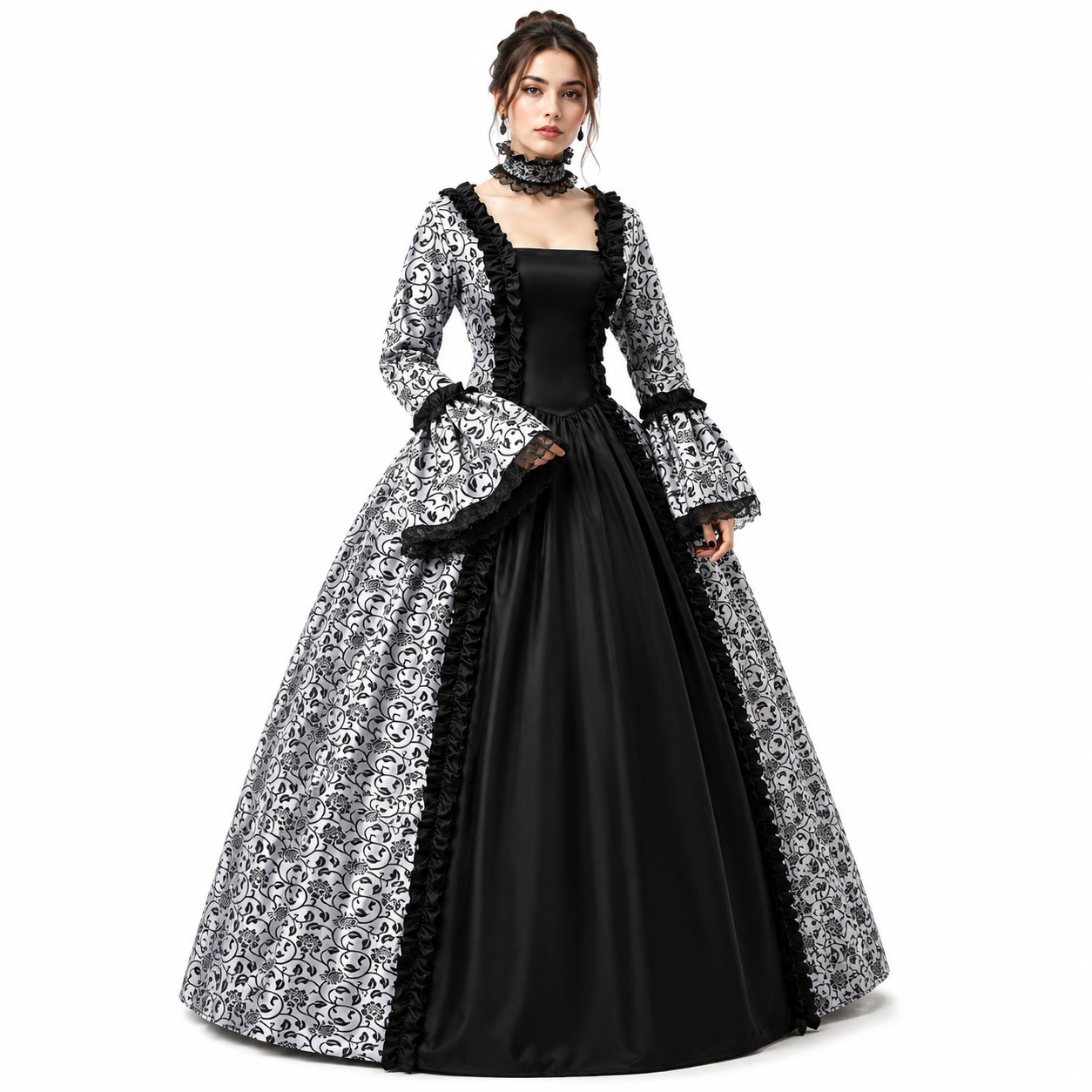 Vintage middeleeuwse gotische  - Lace Dress recensie en prijs