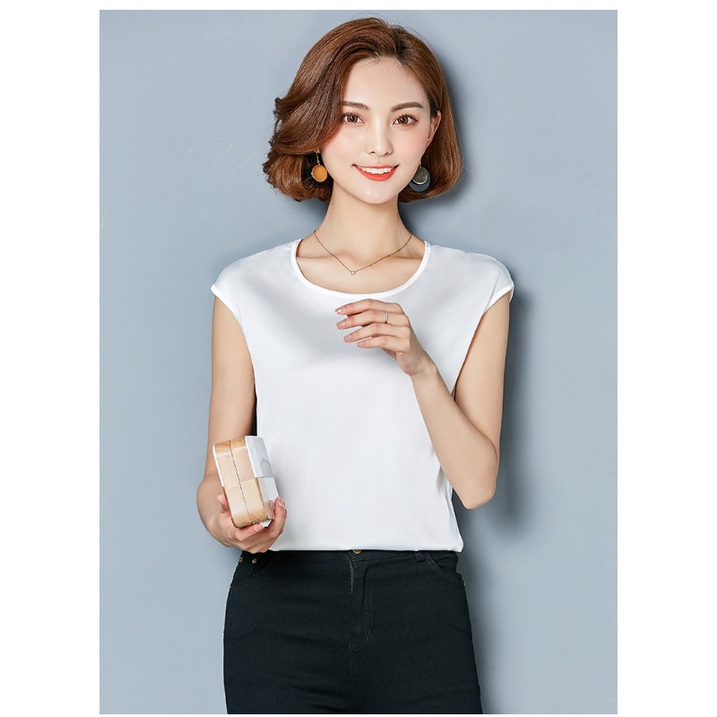 Sexy zijden vest dames mouwloz - Silk Blouse recensie en prijs