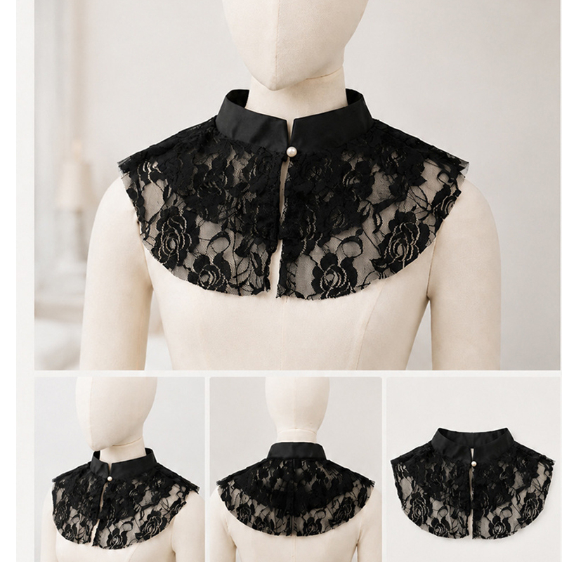 Elegante kanten bloemenkraag,  - Lace Dress recensie en prijs
